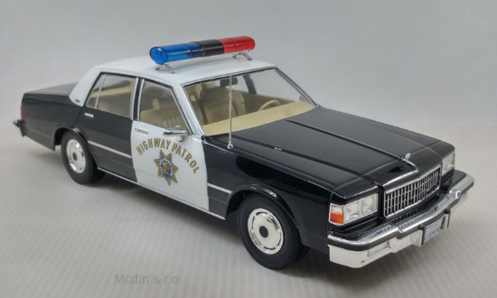 Chevrolet Caprice, čierna farba, California Highway Patrol , 1987